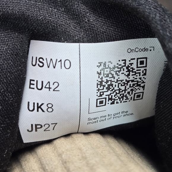 NEW ON Cloudnova X Womens Size 10 Comfy Running Shoes Sneakers Gym White Black - Picture 10 of 12